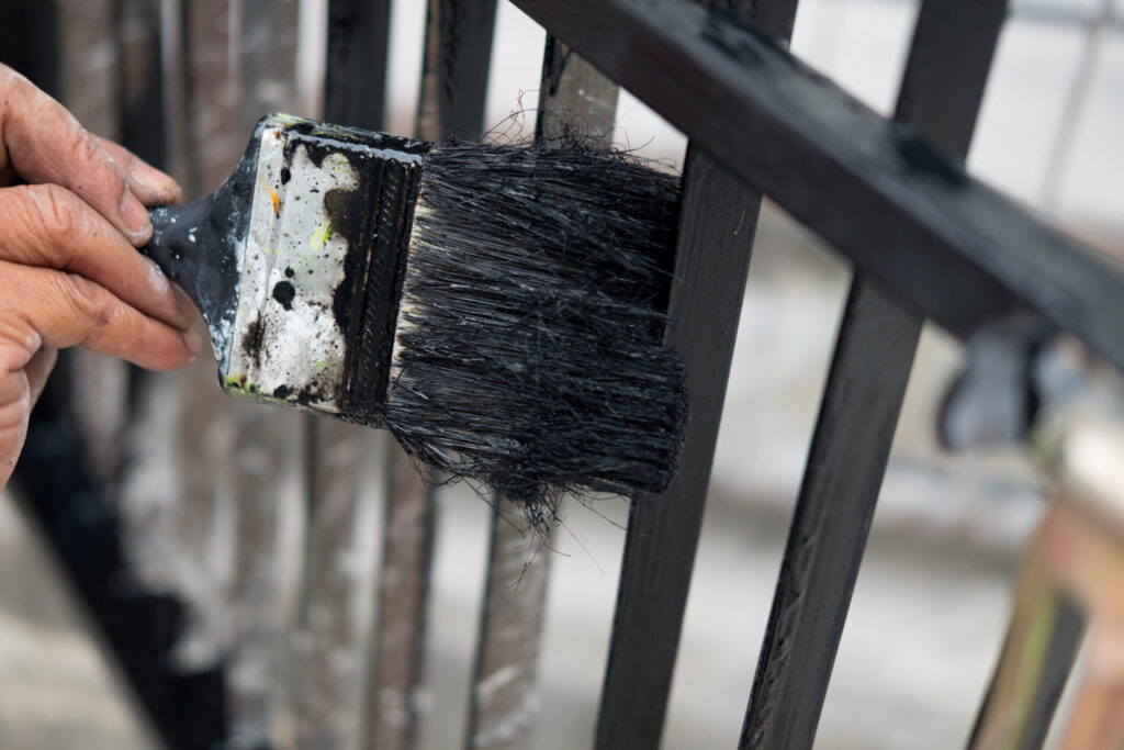 metal fence painting arizona